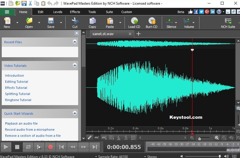 download nch- wavepad audio editing